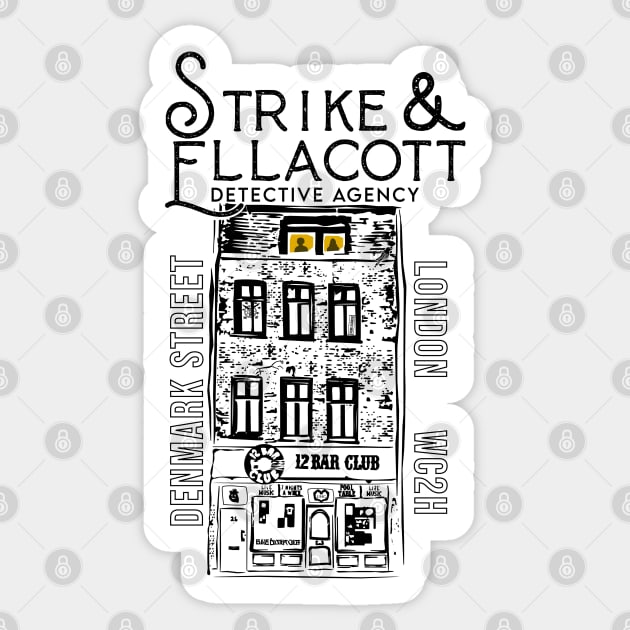 Cormoran Strike Sticker by MorvernDesigns